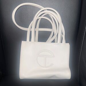Telfar Cream Mini Bag